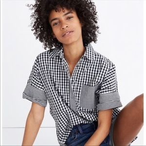 Madewell gingham Buttondown